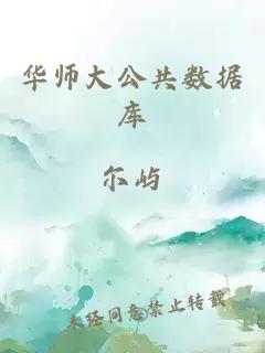 华师大公共数据库