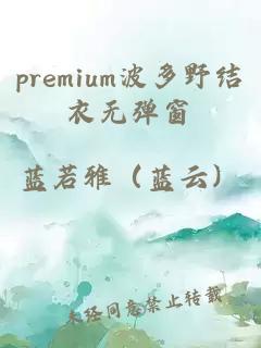 premium波多野结衣无弹窗