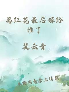 葛红花最后嫁给谁了