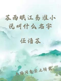 苏雨眠江易淮小说叫什么名字