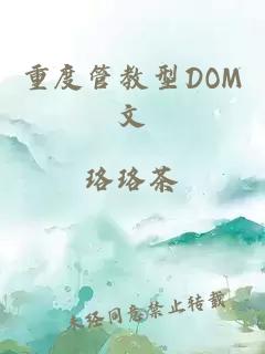 重度管教型DOM文