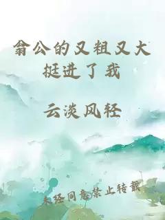 翁公的又粗又大挺进了我