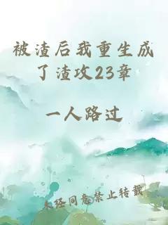 被渣后我重生成了渣攻23章