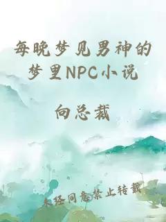 每晚梦见男神的梦里NPC小说