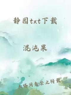 静园txt下载