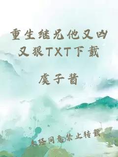 重生继兄他又凶又狠TXT下载