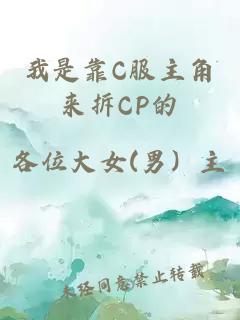 我是靠C服主角来拆CP的