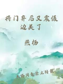 将门弃后又震慑边关了