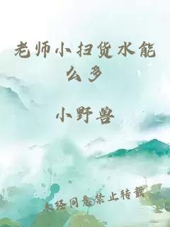 老师小扫货水能么多