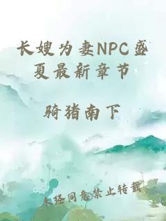 长嫂为妻NPC盛夏最新章节